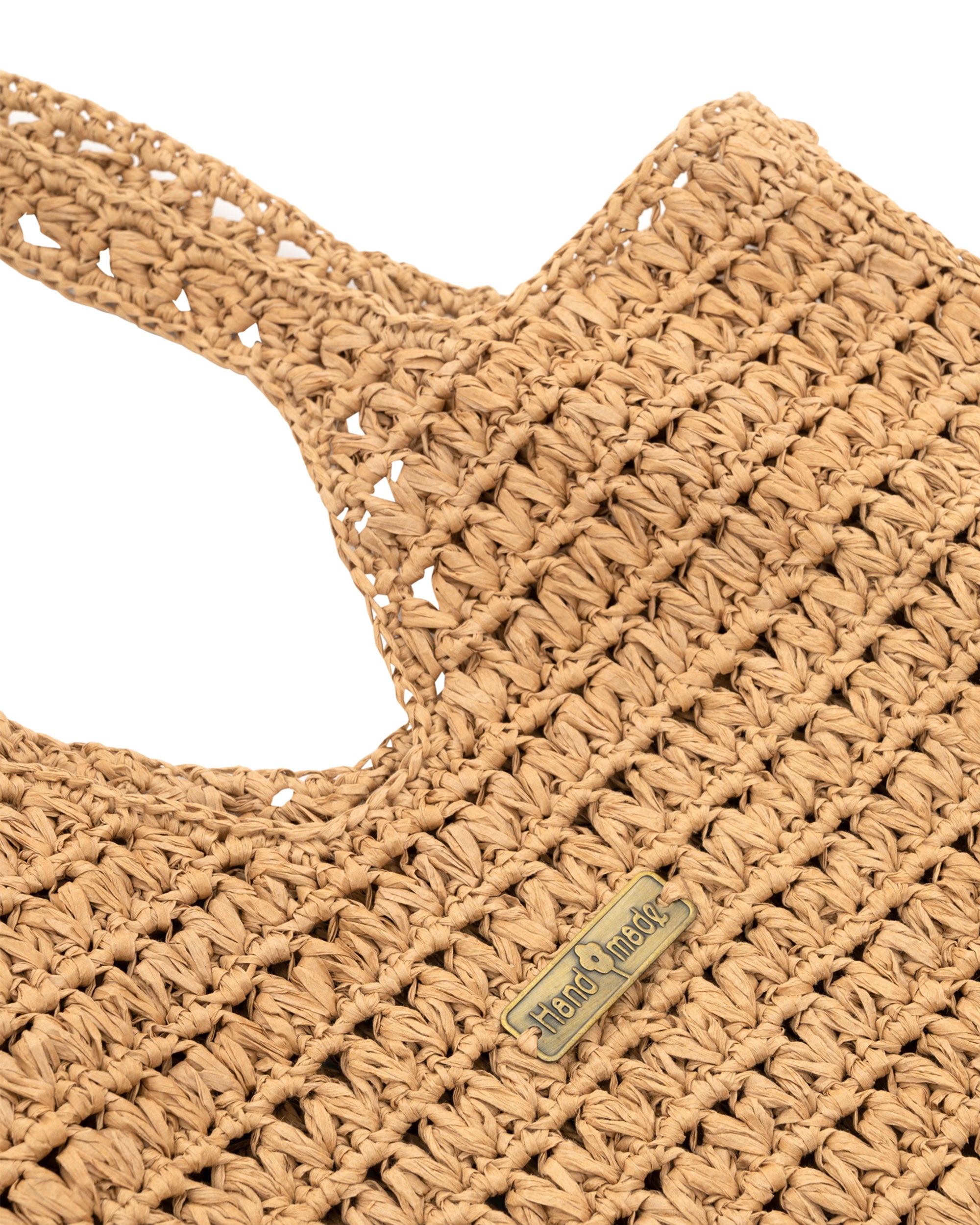 Handwoven Raffia Tote