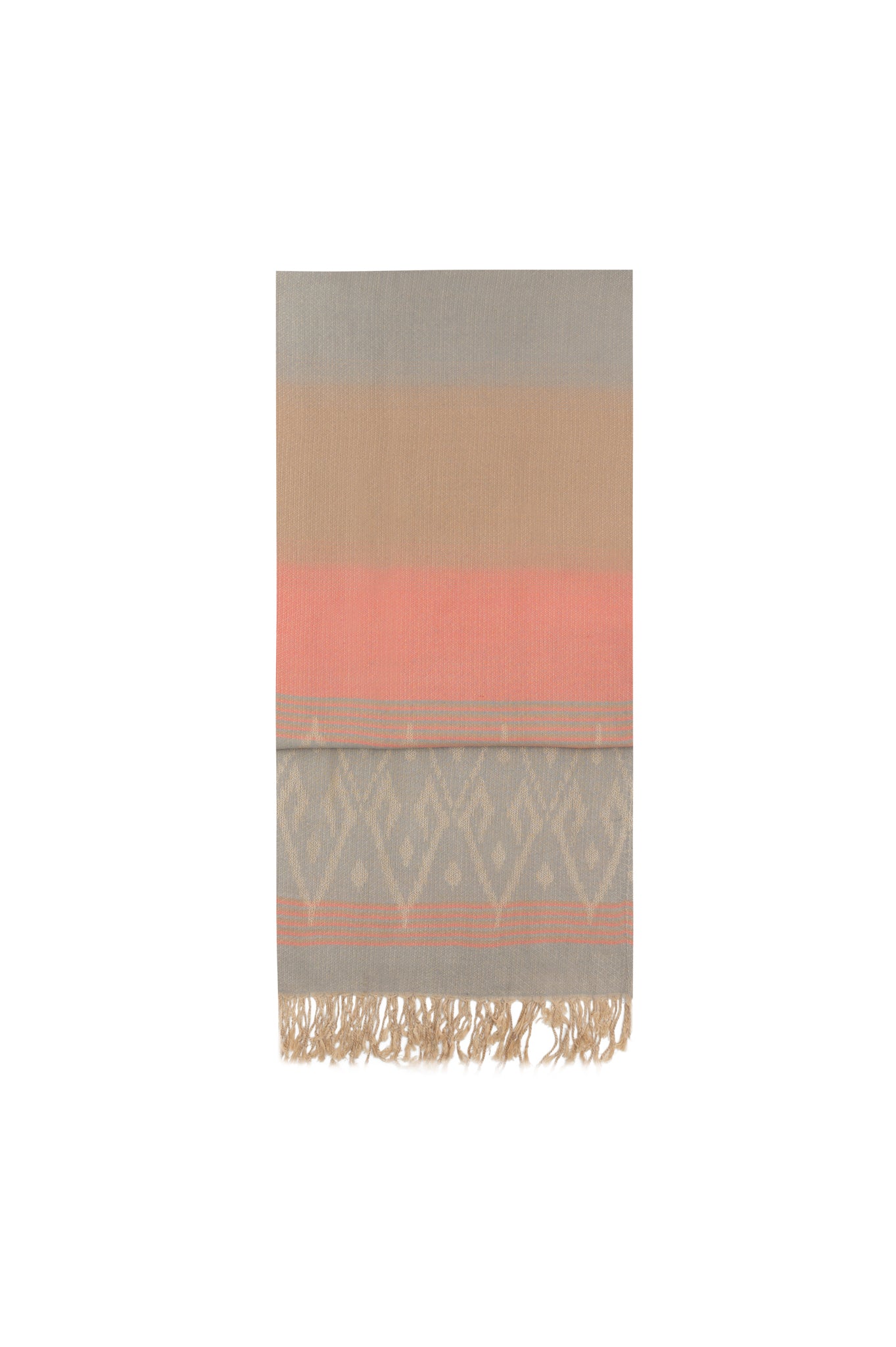 Sunset Glow Ikat Scarf
