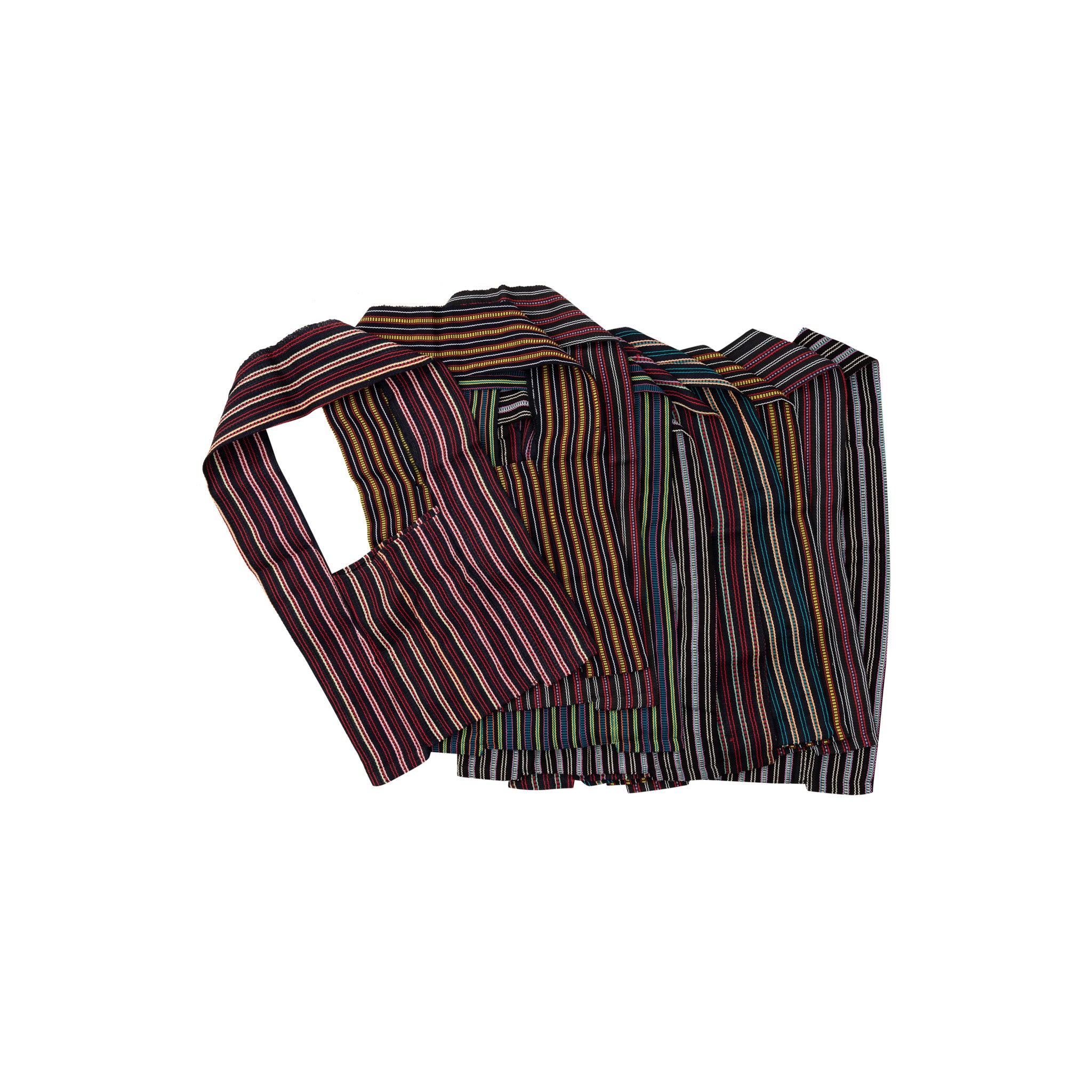 Thai Handwoven Striped Cotton Tote Bag