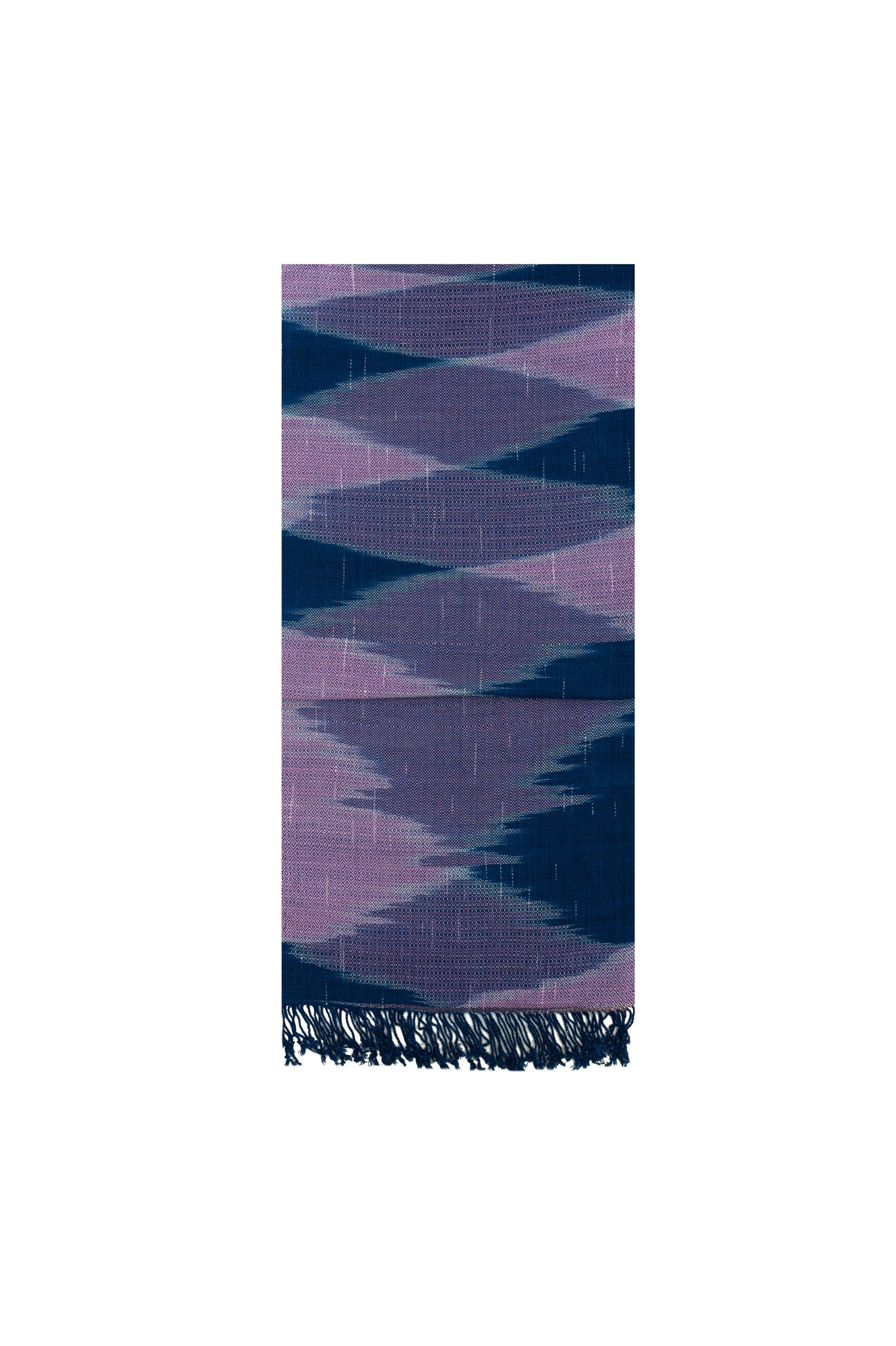 Twilight Ikat Handwoven Scarf